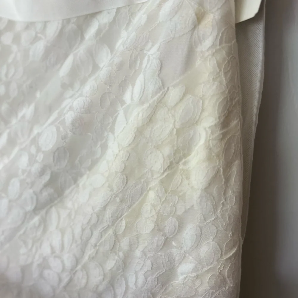 Galina Mermaid Wedding Dress 6P NWT Style 7WG3381 Lace Detail - Picture 5 of 14